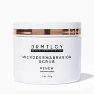 DRMTLGY Microdermabrasion Scrub – Face Exfoliator to Smooth & Polish Dull, Rough Skin – Gentle Facia