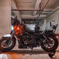 เบาะรองนั่งจักรยานยนต์ Honda Rebel CM300 CM500 CM1100 เบาะรองนั่งแบบพับได้สำหรับผู้ขับขี่และผู้โดยสา