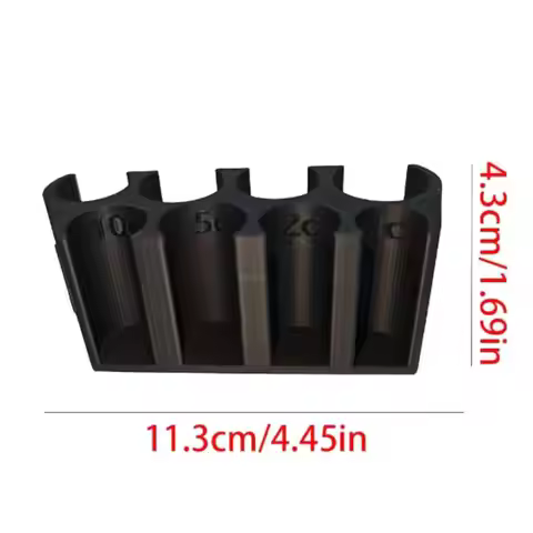 Euro Coin Storage Box Dispenser 2 Euro 1 Euro 50 Cent Holder Organizer for Home Shop Countertop Ever
