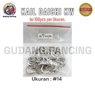 Kail pancing Daichi KW isi 100pcs cocok untuk membuat mata kail garong baronang dan mata kail metal