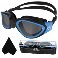 WIN.MAX Polarized Anti-fog Anti-UV Waterproof Clear View Goggles Adjustable Soft Nose Men and Women 