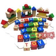 Ronce ABC Wooden Toys Letter Blocks Alphabet Blocks