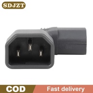 3pin Male To Female Extend 90 Degree Down Up Angle AC Converter IEC 320 C14 To C13 Left Right Angle 