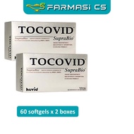 HOVID Tocovid Suprabio 50mg 60 Softgels x 2 Boxes (TWIN) EXP:11/2027 [ Farmasi CS ]