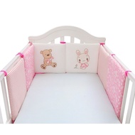 Yuan Bed Surrounded by Fairy Tale Products Crib Bedding Pink Love Bear Rabbit Children's Bed and UYH