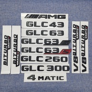 Mercedes-Benz GLC260L GLC300L Modified Car GLC63S AMG Car Logo Trunk Tail Logo Fender Side Logo