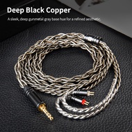 KBEAR DarkJade 2 4252 6N Pro Kabel IEM KBEAR DarkJade 2 Pin 4 Helai 252 Teras 6N Kuprum Bersalut Per