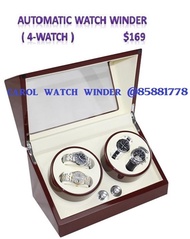 Automatic Watch Winder / Storage Display Watch Case Box / Rotation for 4-Watch