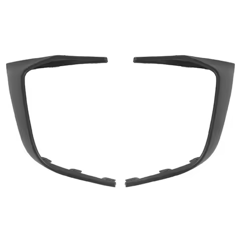 1Pc L/R Car Styling Fornt Fog Light Grille Frame Trim Front Bumper Air Guide Trim Shell for Porsche 