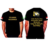Komatsu family fighter excavator t-shirt