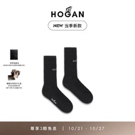 HOGAN女袜2024新款CALZE系列运动休闲袜子黑色长袜 黑色 PZ