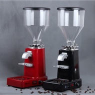 Black/Red Colour Raccea 60mm Flat Burr Coffee Grinder With Standard Burr Version | Suitable For Home