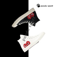 【CONVERSE】CDG Play x Chuck 70 High  Men's shoes Women's shoes  canvas shoes  Couple shoes