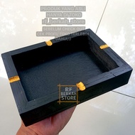 Wooden ashtray, aesthetic ashtray, black ashtray, cool ashtray