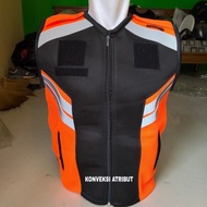rompi security orange tebal terbaru