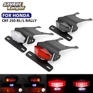For HONDA CRF 250RL 250L Rally License Plate Holder CRF250L CRF250RL LED Turn Signal CRF250 Rear Tai