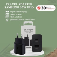 charger samsung adapter 35w pd power super fast charging usb type c/a - bubble warp