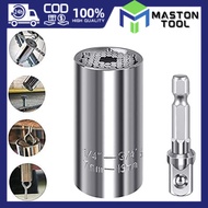 7-19mm Power Drill Ratchet Socket Magic Socket Wrench Universal Socket Wrench Atchet Wrench