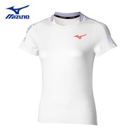 Mizuno | เสื้อยืดกีฬาแห้งเร็วและระบายอากาศได้สำหรับผู้ชายและผู้หญิง