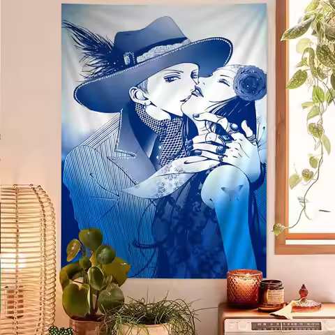 Paradise Kiss Printed Large Wall Tapestry Indian Buddha Wall Decoration Witchcraft Bohemian Hippie D