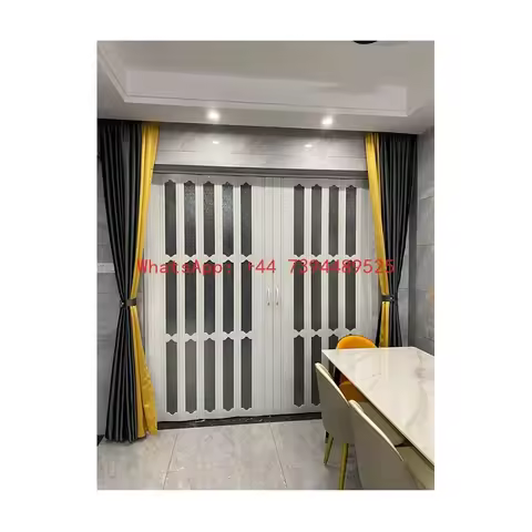 Decorative Bifold PVC Partition Door