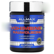 ALLMAX, Yohimbine + Rauwolscine / 60 Capsules