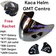 GMT Centro Double Visor Helmet Visor with Free Ratchet Helmet Motorcycle