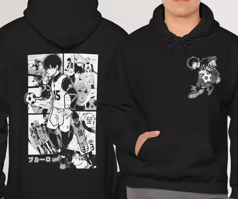 Blue lock Anime Manga hoodie Plus size anime hoodie Gift for friends Gift for anime lover Funny gift