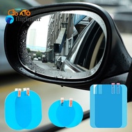 （FT）GTIOATO 2PCS Car Rearview Mirror Rain Film Auto Nano Anti Fog Film For Side Window Waterproof Car Sticker