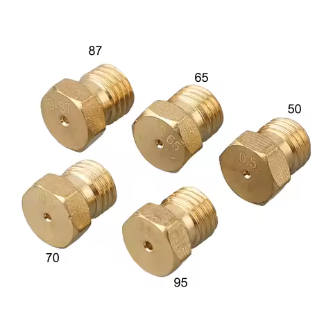 5PCS Burner Gas Stove Accessories Nozzle 0.5-0.95 Bore Nozzles For LPG Conversion Nozzle For Gas Sto