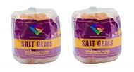 SALT GEMS 2 Pack 6 lbs, Himalayan Animal Lick Salt, Natural Pure Pink Salt Block on a Rope for Ho...