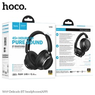 HOCO W69 หูฟังบลูทูธ รองรับแอป hoco. Music ปรับ EQ Bluetooth 6.0 HiFi Driver 40mm แบต 45 ชม. รองรับ 