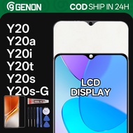 Genon IPS LCD for Vivo Y20 / Y20 2021 / Y20a / Y20s / Y20i / Y20t / Y20s-G LCD Display Touch Screen 