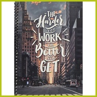 ➧ ✬ ▣ Spring Leaf Premium Spiral Notebook Brightside 6"x 8.5"