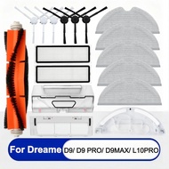 Dreame D9, D9 Max, D9 PRO, Bot L10PRO Robot Main Side Brush Hepa Fliter