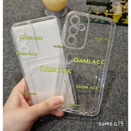 Clear card case samsung a05 samsung a05s samsung a15 4g 5g samsung a25 card slot case