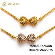 MOMAS RANTAI TANGAN RIBEN PANDORA Emas 916 Rantai Tangan Padu Emas 916 Gelang Tangan Emas 916 Emas 9