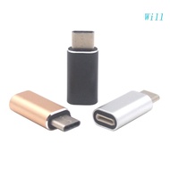 Will Durable Sturdy Lightning Female to Type C Adapter 30.6x10.8x6.4mm Data Cable