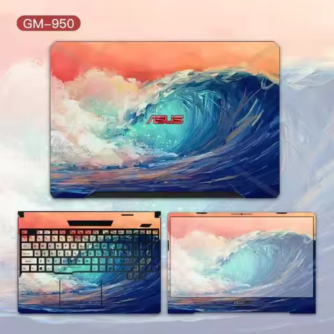Laptop Painted Stickers for ASUS Vivobook X556U X556UR A556U F556 K556 V556 R558 VM591U 15.6" Gaming