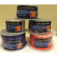 1 meter Maruzen Car Motorcycle Auto wire AWG MAW 12 14 16 18 Stranded (PER METER)