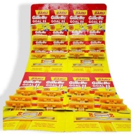 (paket 24pcs)Gillete goal kuning silet cukur
