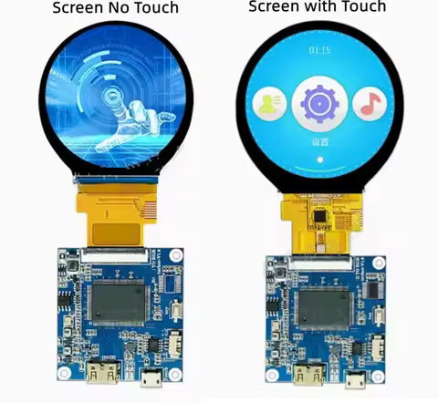 IPS 2.1 inch 40PIN 262K Color TFT LCD Capacitive Round Screen (Touch/No Touch) ST7701 Drive IC 480*4