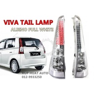 PERODUA ✅ VIVA 07 TAIL LAMP LED ALBINO WHITE SET LAMPU BELAKANG FULL WHITE  后尾灯