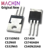 5pcs CS150N03 CS2N60 CS32N65 CS1404 CS740A8H CS40N20A8 TO-220 Field Effect Transistor
