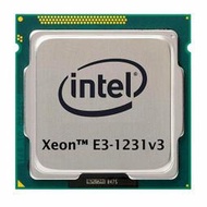售 Intel 1150(四代) E3-1231 V3 @VS I7-4770@無風扇，過保良品@ 必須使用獨立顯卡