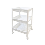 ชั้นวางของแบบมีล้อ 3 ชั้น ดีเคดับบลิว HH-1072/3W