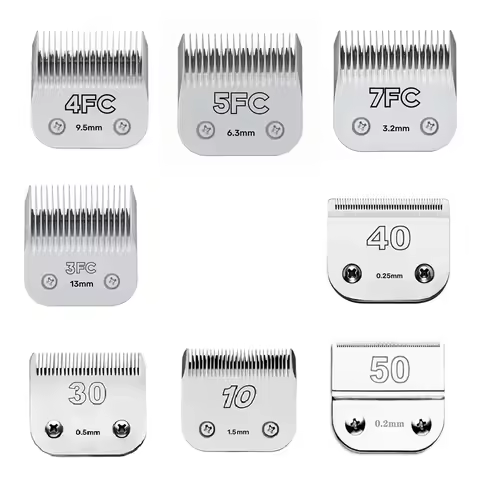 3F 4F 5F 7F 9# 10# 30# 40# 50# Professional Pet Dog Clipper Blade Fit Most Andis,Oster A5,wahl km Cl