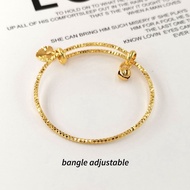 Gelang Tangan Emas Korea Sebiji Original Emas 916