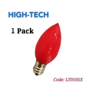 HIGH-TECH LED Red Candle E12 (1 pack=2pcs)