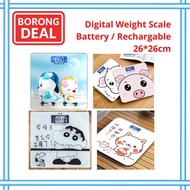 Cartoon Digital Body Scale APP Weight Scale High Accuracy Machine Timbang Badan 体重秤 TLG